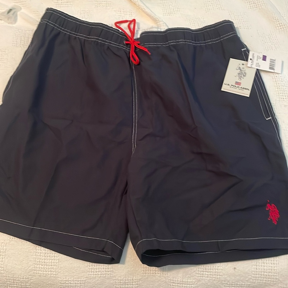US polo  navy swim trunks.  XXL